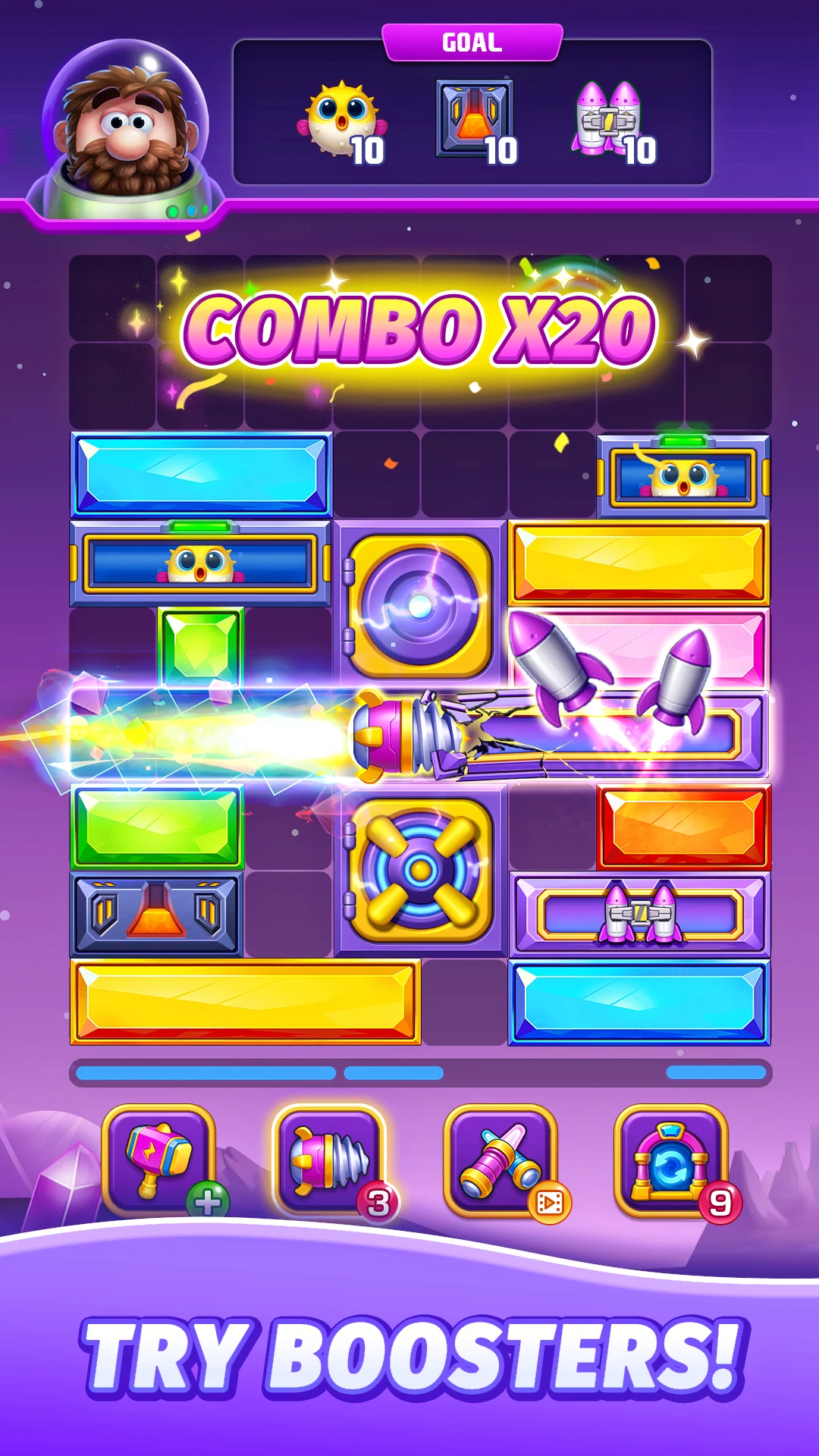 Jewel Sliding® - Block Puzzle screenshot