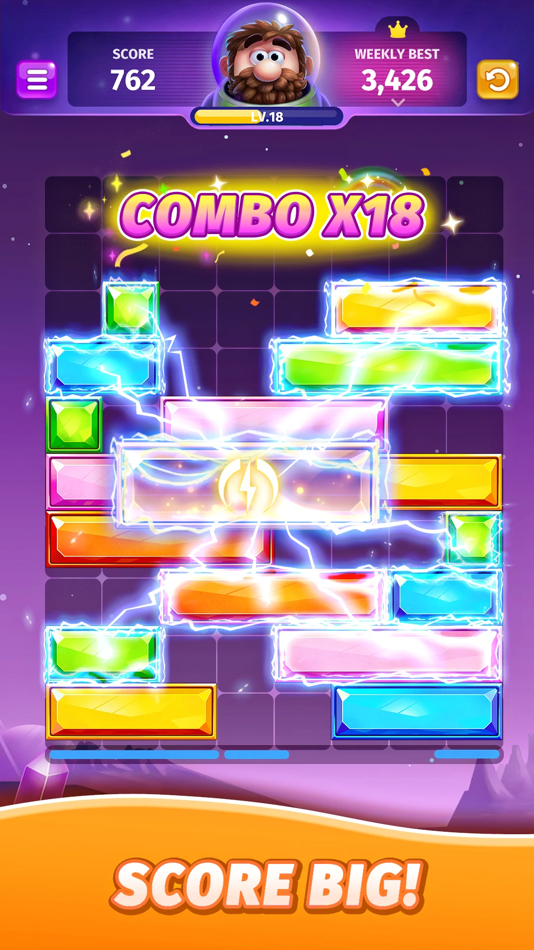 Jewel Sliding® - Block Puzzle screenshot
